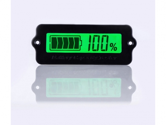 Accu capaciteits-meter/-display groen